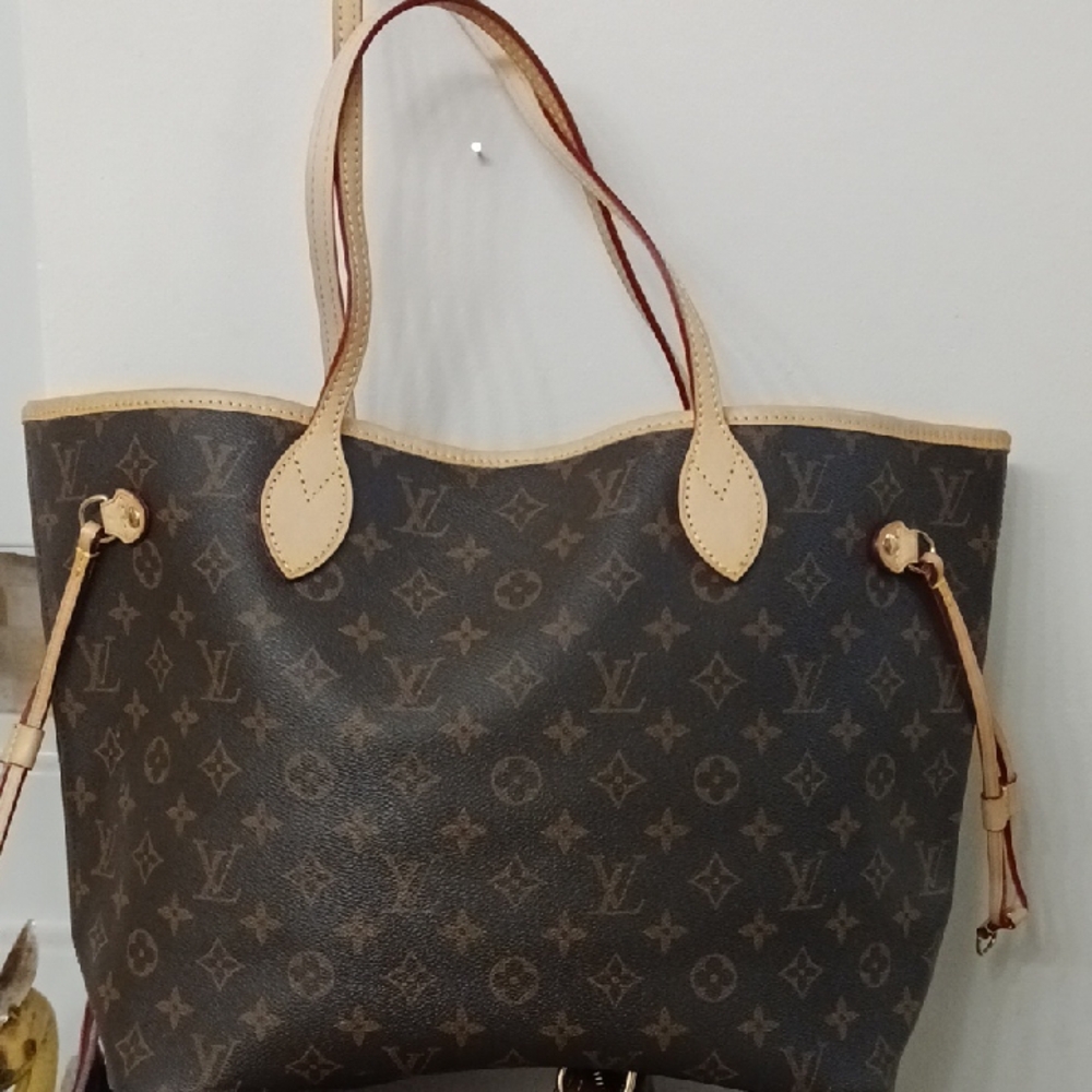 Louis Vuitton Classic Monogram Tote in Brown and Tan